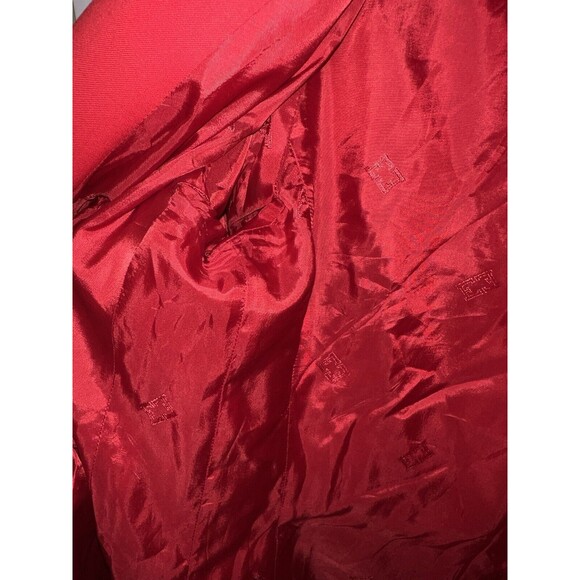 Escada Margaretha Ley Blazer Germany 40 Womens Sz US 10 Wool Red Jacket Vintage - Picture 7 of 10